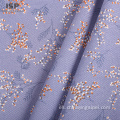 Fabrics de rayón floral de viscose de sarga textil tejida de fábrica